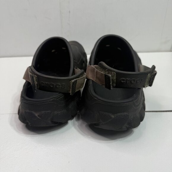 Crocs Black Unisex Size W11/M9 Outdoor Offroad Clogs Adjustable Ankle Straps - Picture 3 of 7